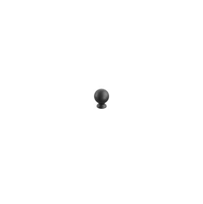 Schaub and Company Avenue Cabinet Knob - Round - 1" in Matte Black