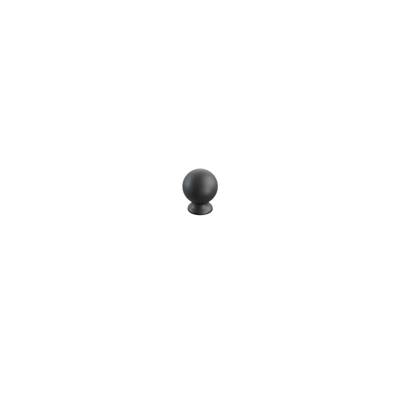 Schaub and Company Avenue Cabinet Knob - Round - 1-1/4" in Matte Black