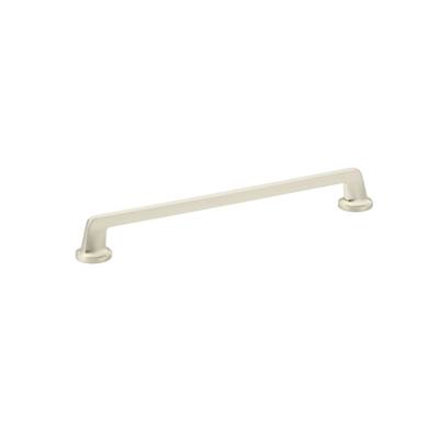 Schaub and Company Northport Cabinet Pull - Round Bases - 10" C-C in Satin Nickel