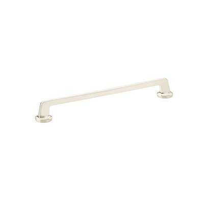Schaub And Company Northport Cabinet Pull - Round Bases - 10" C-C in Brushed Nickel