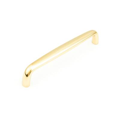 Schaub and Company Traditional Designs Appliance Pull - 10'' CC in Polished Brass