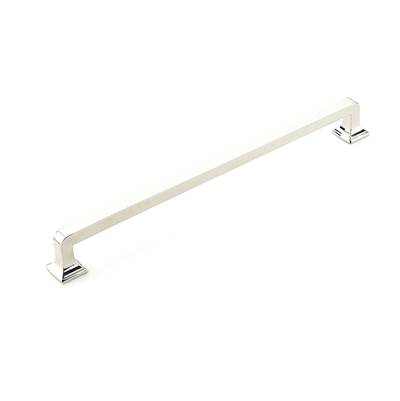 Schaub and Company Menlo Park Appliance Pull - 15'' CC - Zinc in Polished Nickel