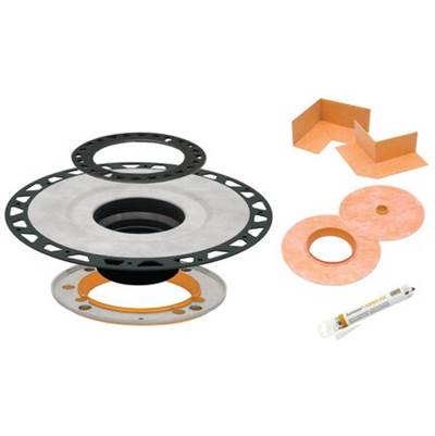 Schluter Kerdi 7-1/2" Adaptor Flange Kit in ABS