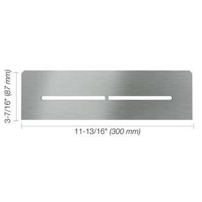 Schluter Shelf Rectangular Niche Pure in Brushed Stainless Steel