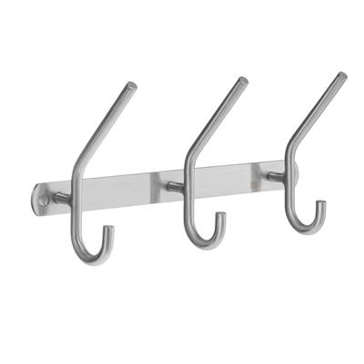 Smedbo Rack - 3 Hook in Brushed Stainless Steel