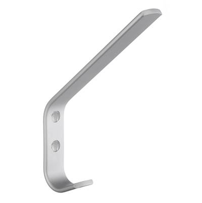 Smedbo Coat and Hat Hook in Matt Aluminum