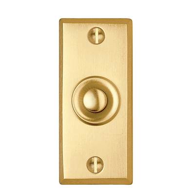Smedbo Door Bell in Brushed Brass