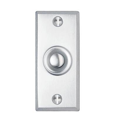 Smedbo Door Bell in Brushed Chrome