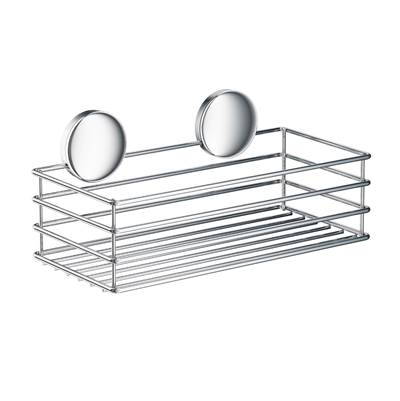 Smedbo Beslagsboden Shower Basket in Polished Chrome On Stainless Steel