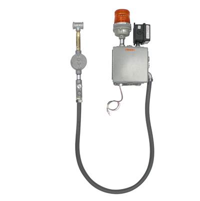 Speakman Water Handling Alarm - Explosion Proof - Double-Pole Double-Throw in Grey And Polished Chrome