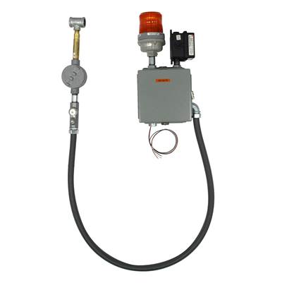 Speakman Water Handling Alarm - Explosion Proof in Grey And Polished Chrome