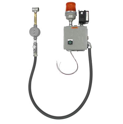 Speakman Water Handling Alarm - Explosion Proof in Grey And Polished Chrome