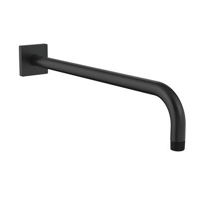 Speakman Lura S-2752-MB Wall Mounted Rain Shower Arm and Flange in Matte Black