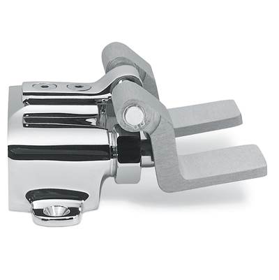 Speakman Commander Floor Mounted Double Foot Pedal in Polished Chrome