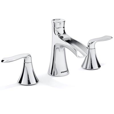 Speakman Caspian Widespread Bathroom Sink Faucet - 1.2 GPM in Polished Chrome
