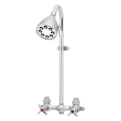 Speakman Commander Exposed Shower - 2.5 GPM in Rough Chrome Plated