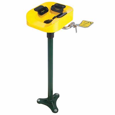 Speakman Optimus Eye and Face Wash Plastic Bowl Pedestal Mount System