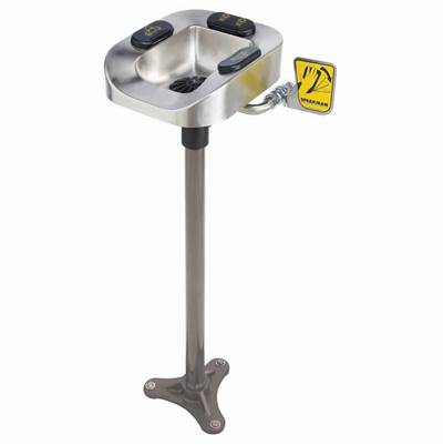 Speakman Optimus Stainless Steel Eye and Face Wash Bowl Pedestal Mount System