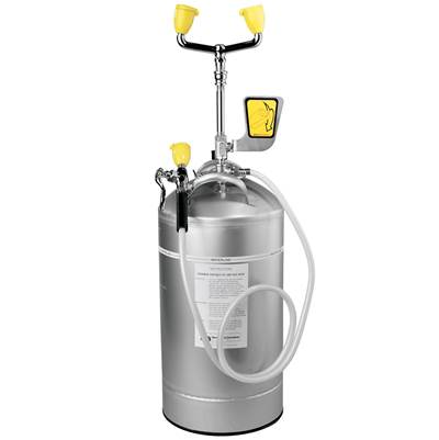 Speakman Portable Eyewash - 10-Gallon - Drench Hose in Stainless Steel