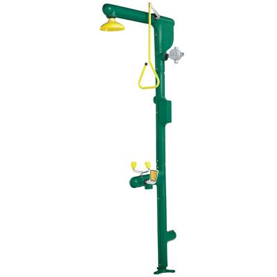 Speakman Safe-T-Zone Heat Traced Shower and Eyewash Emergency Combination with Drench Hose
