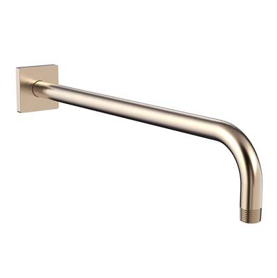 Speakman Lura S-2752-BBZ Wall Mounted Rain Shower Arm and Flange in Brushed Bronze