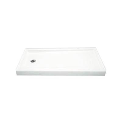 Sterling Plumbing Ensemble Shower Base - 60" x 30" - 6-Pack in White