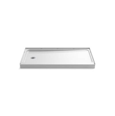 Sterling Plumbing Ensemble® Shower Base - 60" x 32" - Left-Hand Drain in White