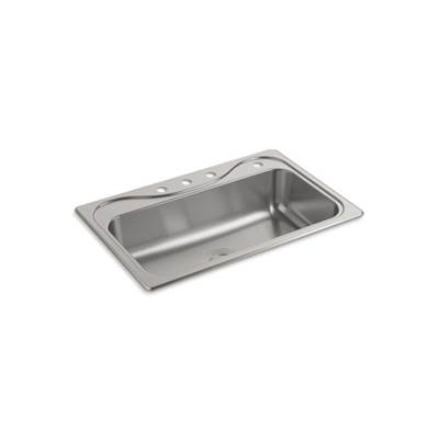 Sterling Plumbing Southhaven Single-Bowl Kitchen Sink - 33" x 22" x 8"