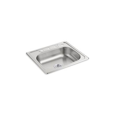 Sterling Plumbing Middleton Single-Bowl Kitchen Sink - 25" x 22" x 6"