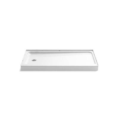 Sterling Plumbing Ensemble® 60" x 30" Shower Base - Left-Hand Drain in White