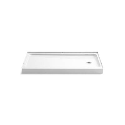Sterling Plumbing Ensemble® 60" x 30" Shower Base - Right-Hand Drain in White