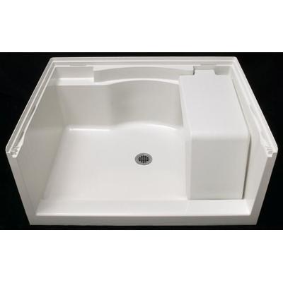 Sterling Plumbing Accord Seated Shower Base - 48-1/4" x 36" in White