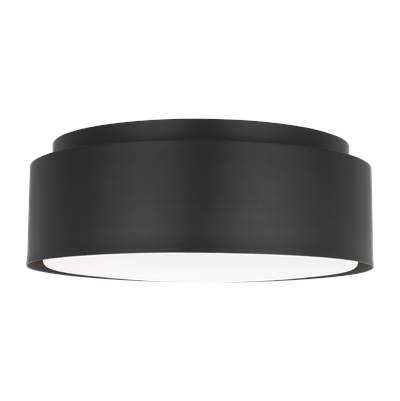 Visual Comfort Studio Collection Dartmore Medium Flush Mount in Midnight Black