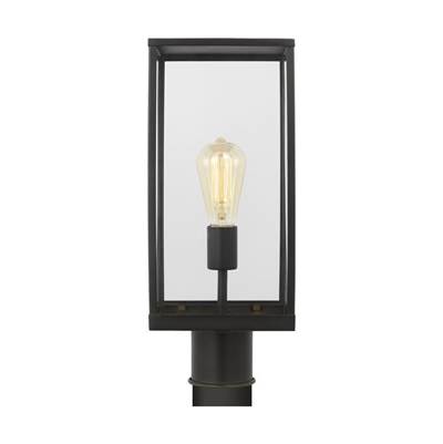 Visual Comfort Studio Collection Howell Medium Post Lantern in Antique Bronze