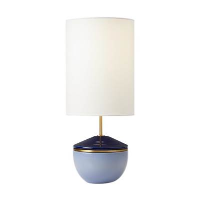 Visual Comfort Studio Collection Cade Medium Table Lamp in Polar Blue