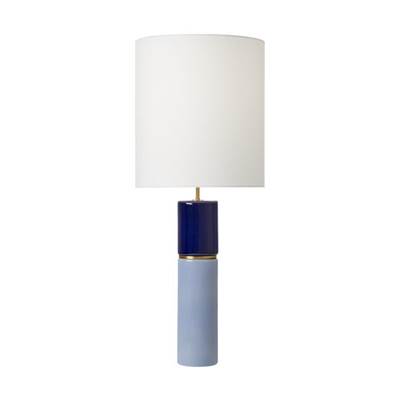 Visual Comfort Studio Collection Cade Large Table Lamp in Polar Blue