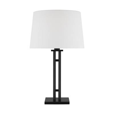 Visual Comfort Studio Collection Haddon Medium Table Lamp in Aged Iron