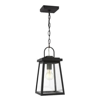 Visual Comfort Studio Collection Founders Outdoor Pendant in Black