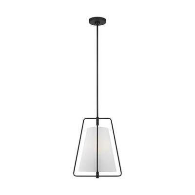 Visual Comfort Studio Collection Allis One Light Pendant in Midnight Black