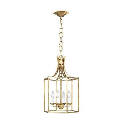 Visual Comfort Studio Collection Bantry House Small Lantern in Antique Gild