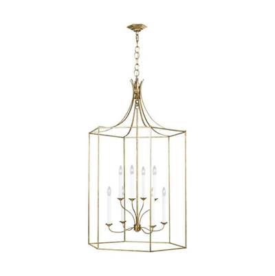 Visual Comfort Studio Collection Bantry House Extra Large Lantern in Antique Gild