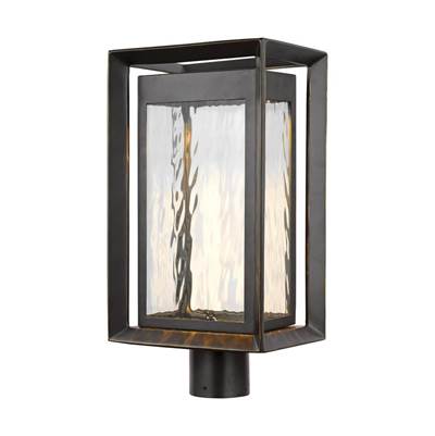 Visual Comfort Studio Collection Urbandale Large LED Post Lantern in Antique Bronze