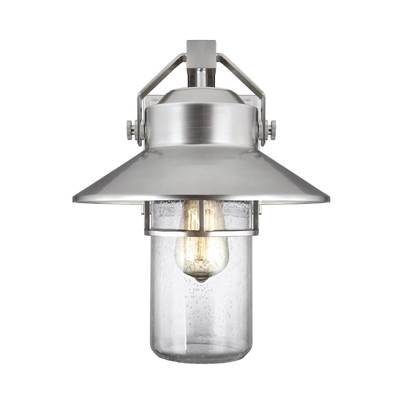 Visual Comfort Studio Collection Boynton Medium Lantern in Painted Brushed Steel