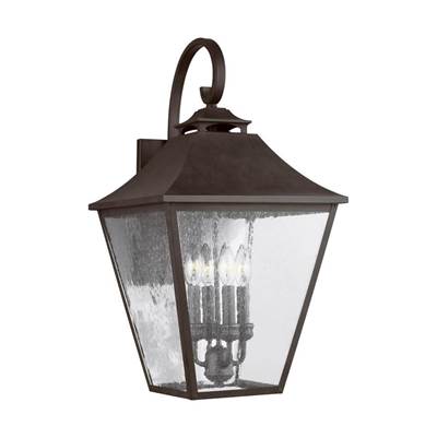 Visual Comfort Studio Collection Galena Large Lantern in Sable
