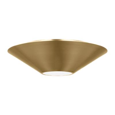 Visual Comfort Studio Collection Echo Medium Flush Mount and Sconce in Burnished Brass