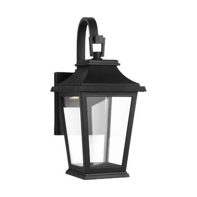 Visual Comfort Studio Collection Warren Mini Lantern - Bulbs Included in Textured Black