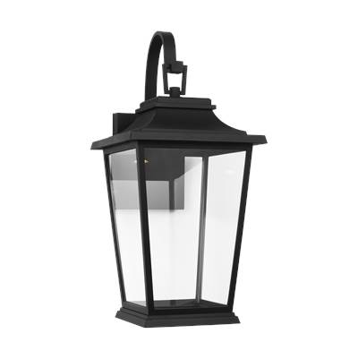 Visual Comfort Studio Collection Warren Medium Lantern - Bulbs Included in Textured Black