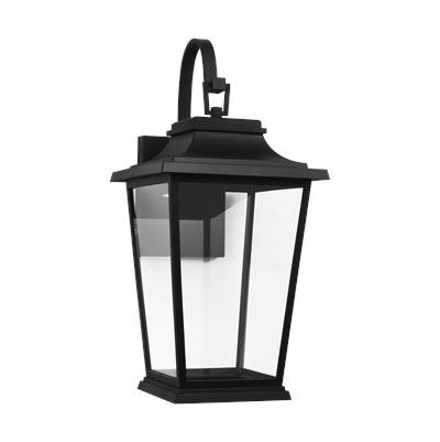 Visual Comfort Studio Collection Warren Large Lantern - Bulbs Included in Textured Black