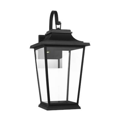 Visual Comfort Studio Collection Warren Extra Large Lantern - Bulbs Included in Textured Black
