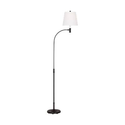 Visual Comfort Studio Collection Belmont Extra Large Task Floor Lamp in Aged Iron